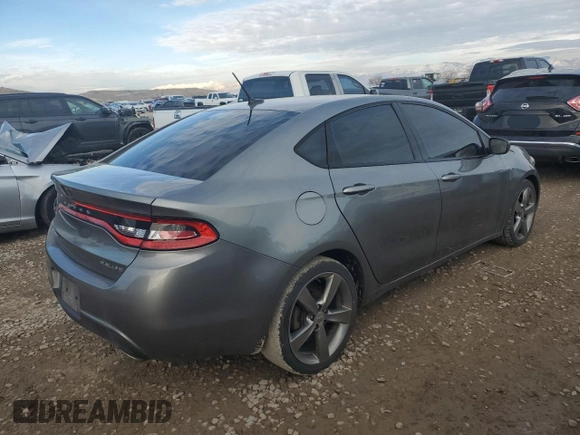 2013 Dodge Dart Rallye with VIN 1C3CDFBA7DD305864, listed as a Copart auction lot 88352685 with 121,274 mi miles and Salvage Title. Bid and sale history available at carsss.com. Image 3.