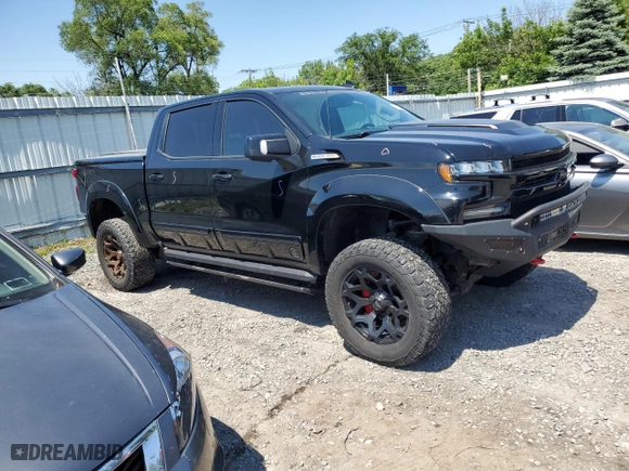 2019 Chevrolet Silverado 1500 LTZ with VIN 3GCUYGEL5KG147953, listed as a Copart auction lot 59009204 with 61,984 mi miles and Salvage Title. Bid and sale history available at carsss.com. Image 4.