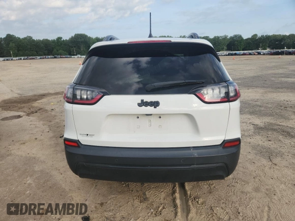 2021 Jeep Cherokee Latitude Plus with VIN 1C4PJLLB4MD116228, listed as a Copart auction lot 61157595 with 55,244 mi miles and Salvage title. Bid and sale history available at DreamBid. Image 6.