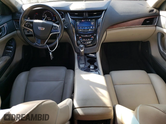 2015 Cadillac CTS RWD with VIN 1G6AP5SX4F0129071, listed as a Copart auction lot 87152944 with 126,724 mi miles and Salvage title. Bid and sale history available at DreamBid. Image 8.
