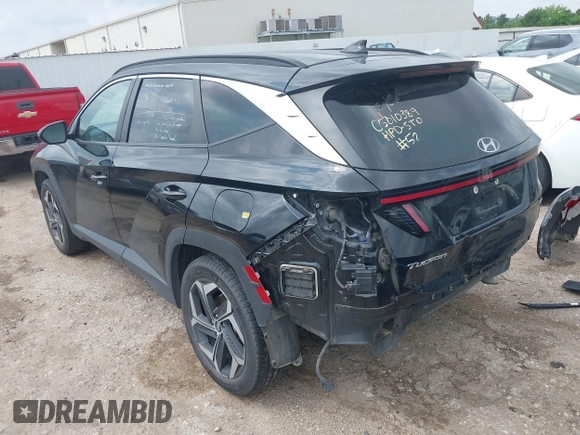 2023 Hyundai Tucson SEL with VIN 5NMJFCAE9PH210279, listed as a IAAI auction lot 42115371 with 36,144 mi miles. Bid and sale history available at carsss.com. Image 3.