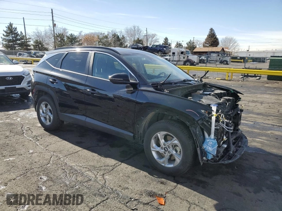 2023 Hyundai Tucson SEL z VIN 5NMJBCAE3PH274720, wystawiony jako Copart lot #44965775 z przebiegiem 34 103 mil mil oraz Szkody całkowita. Historia ofert i sprzedaży dostępna na DreamBid. Obrazek 4.