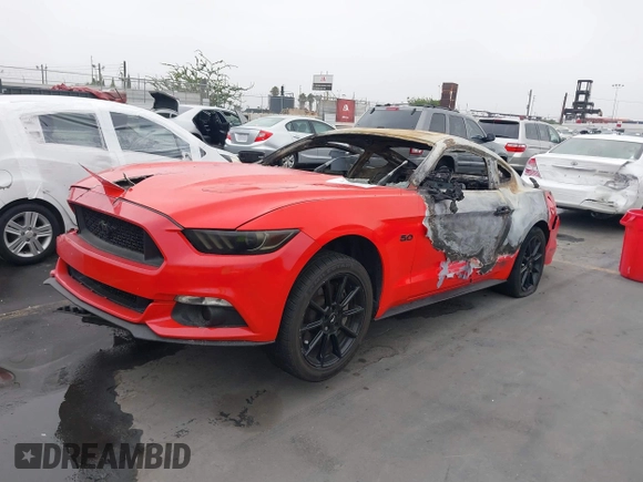 2016 Ford Mustang GT with VIN 1FA6P8CF6G5333889, listed as a IAAI auction lot 40209781 with 1 mi miles. Bid and sale history available at carsss.com. Image 2.