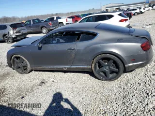 2012 Bentley Continental GT with VIN SCBFR7ZA7CC071240, listed as a Copart auction lot 46507945 with 30,548 mi miles and Salvage Title. Bid and sale history available at DreamBid. Image 2.