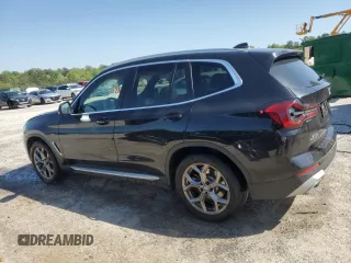 2022 BMW X3 sDrive30i with VIN 5UX43DP08N9M86824, listed as a Copart auction lot 52210665 with 38,841 mi miles and Clean Title. Bid and sale history available at carsss.com. Image 2.