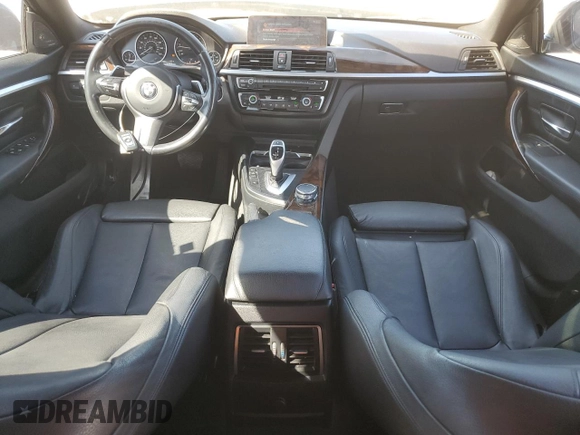 2017 BMW 4 Series 430i with VIN WBA4F7C51HG437778, listed as a Copart auction lot 48673745 with 110,531 mi miles and Salvage Title. Bid and sale history available at carsss.com. Image 8.