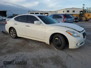 2012 Infiniti M37 with VIN JN1BY1AR1CM395522, listed as a Copart auction lot 76768224 with 163,422 mi miles and Salvage Title. Bid and sale history available at carsss.com. Image 4.
