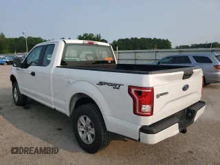2017 Ford F-150 XL with VIN 1FTEX1EP5HFB04005, listed as a Copart auction lot 58965345 with 49,400 mi miles and Salvage title. Bid and sale history available at DreamBid. Image 2.