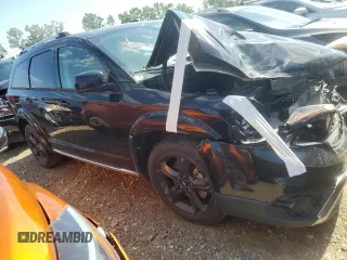 2019 Dodge Journey Crossroad with VIN 3C4PDCGB1KT751593, listed as a Copart auction lot 52090495 with 94,438 mi miles and Salvage Title. Bid and sale history available at DreamBid. Image 4.