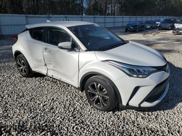 2021 Toyota C-HR LE with VIN NMTKHMBX8MR121525, listed as a Copart auction lot 47858985 with 87,809 mi miles and Salvage Title. Bid and sale history available at carsss.com. Image 4.
