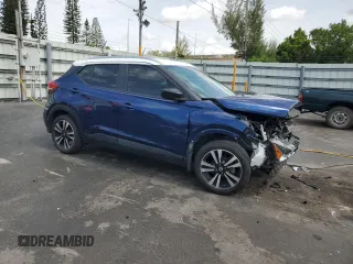 2019 Nissan Kicks SR with VIN 3N1CP5CU3KL533084, listed as a Copart auction lot 58871915 with 65,106 mi miles and Non repairable. Bid and sale history available at DreamBid. Image 4.