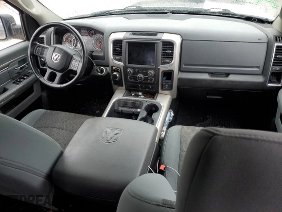 2019 Ram 1500 Classic Warlock with VIN 1C6RR6GGXKS702134, listed as a Copart auction lot 43014395 with 77,138 mi miles and Salvage Title. Bid and sale history available at carsss.com. Image 8.
