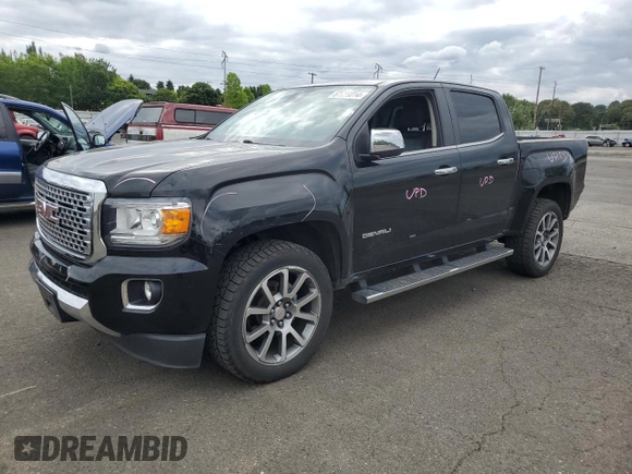 2020 GMC Canyon 4WD Denali with VIN 1GTG6EEN0L1243031, listed as a Copart auction lot 67939014 with 106,294 mi miles and Salvage Title. Bid and sale history available at carsss.com. Image 1.