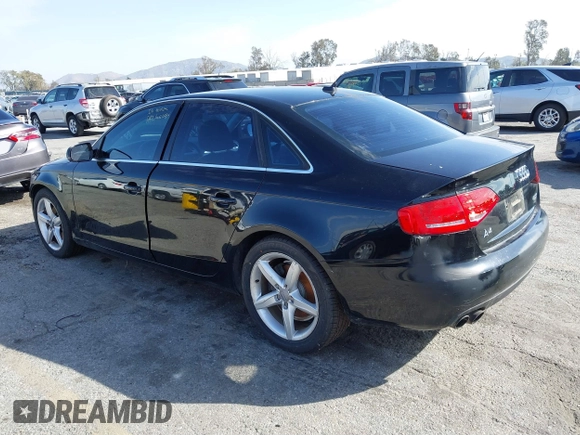 2012 Audi A4 2.0T Premium with VIN WAUAFAFL4CN004714, listed as a IAAI auction lot 41657987 with 111,403 mi miles. Bid and sale history available at carsss.com. Image 3.