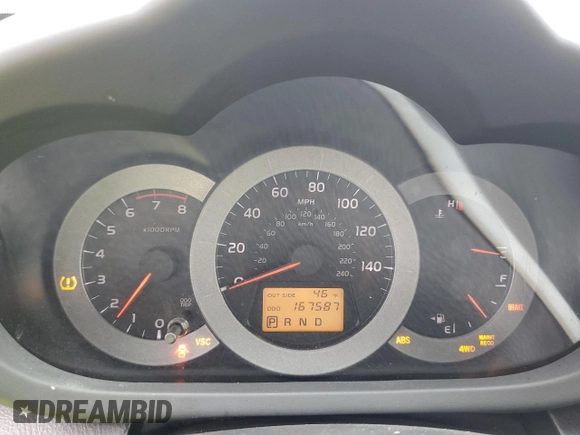 2007 Toyota RAV4 Sport with VIN JTMBK32V075024373, listed as a Copart auction lot 49348845 with 167,587 mi miles and Salvage Title. Bid and sale history available at carsss.com. Image 9.