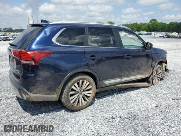 2019 Mitsubishi Outlander SE with VIN JA4AD3A30KZ034757, listed as a Copart auction lot 56308475 with 123,936 mi miles and Salvage title. Bid and sale history available at DreamBid. Image 3.