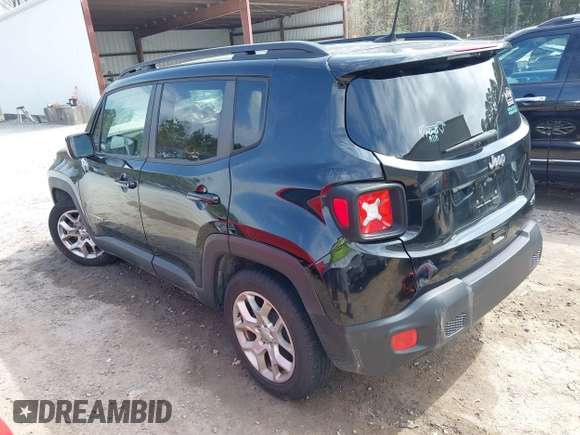 2018 Jeep Renegade Latitude with VIN ZACCJABB8JPJ35329, listed as a IAAI auction lot 41697510 with 97,149 mi miles. Bid and sale history available at carsss.com. Image 3.