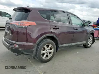 2018 Toyota RAV4 LE with VIN 2T3BFREV0JW713641, listed as a Copart auction lot 55113905 with 58,617 mi miles and Salvage Title. Bid and sale history available at carsss.com. Image 3.