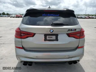 2020 BMW X3 M Competition with VIN 5YMTS0C02LLA57655, listed as a Copart auction lot 50796084 with 0 mi miles and Salvage Title. Bid and sale history available at carsss.com. Image 6.