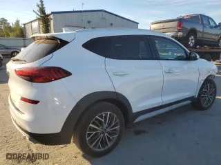 2019 Hyundai Tucson Night with VIN KM8J33AL1KU982750, listed as a Copart auction lot 80826894 with 50,315 mi miles and Salvage Title. Bid and sale history available at carsss.com. Image 3.