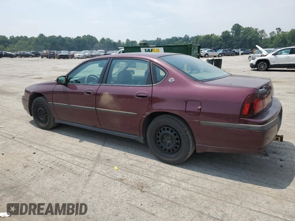 2004 Chevrolet Impala with VIN 2G1WF52E749123135, listed as a Copart auction lot 65401265 with 202,136 mi miles and Salvage title. Bid and sale history available at DreamBid. Image 2.