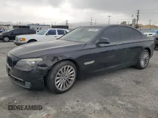 2009 BMW 7 Series 750i with VIN WBAKA83559CY33118, listed as a Copart auction lot 76340864 with 99,857 mi miles and Salvage Title. Bid and sale history available at DreamBid. Image 1.