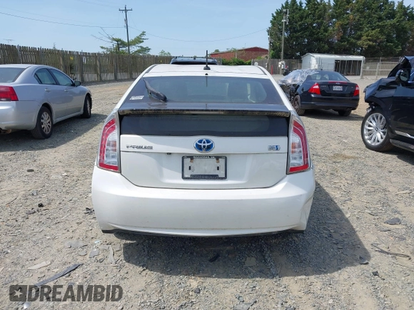 2015 Toyota Prius Four with VIN JTDKN3DU0F0403221, listed as a IAAI auction lot 42148385 with 163,391 mi miles. Bid and sale history available at carsss.com. Image 16.