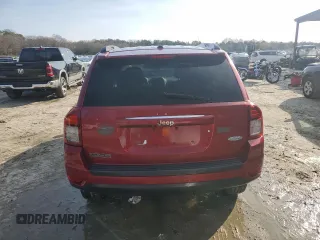 2016 Jeep Compass Latitude with VIN 1C4NJCEB7GD543444, listed as a Copart auction lot 84266844 with 61,564 mi miles and Salvage Title. Bid and sale history available at carsss.com. Image 6.