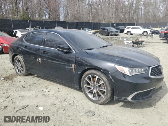 2020 Acura TLX with VIN 19UUB2F31LA002056, listed as a Copart auction lot 49848115 with 72,563 mi miles and Salvage title. Bid and sale history available at DreamBid. Image 4.