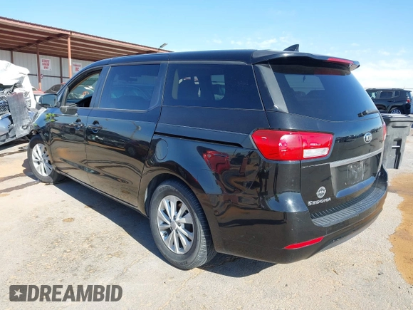 2017 Kia Sedona LX with VIN KNDMB5C19H6242338, listed as a IAAI auction lot 41916438 with 77,404 mi miles and . Bid and sale history available at DreamBid. Image 3.