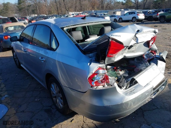 2015 Volkswagen Passat 1.8T S with VIN 1VWAT7A30FC022274, listed as a IAAI auction lot 41418742 with 139,214 mi miles. Bid and sale history available at carsss.com. Image 3.