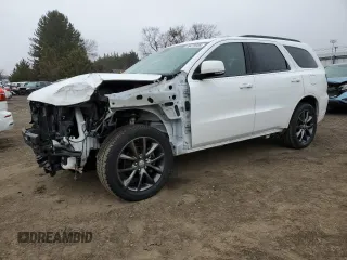2018 Dodge Durango GT with VIN 1C4RDJDG6JC116862, listed as a Copart auction lot 48472335 with 86,674 mi miles and Salvage Title. Bid and sale history available at DreamBid. Image 1.