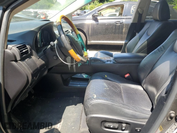 2010 Lexus RX 350 with VIN 2T2BK1BA1AC078529, listed as a Copart auction lot 61037725 with 121,871 mi miles and Salvage title. Bid and sale history available at DreamBid. Image 7.