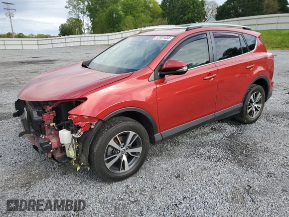 2017 Toyota RAV4 XLE with VIN JTMWFREV2HJ140848, listed as a Copart auction lot 52581035 with 83,079 mi miles and Salvage Title. Bid and sale history available at carsss.com. Image 1.