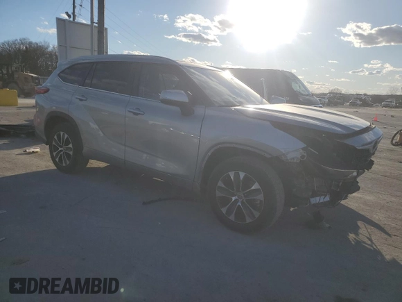 2023 Toyota Highlander L with VIN 5TDKDRAH0PS024781, listed as a Copart auction lot 47406875 with 73,981 mi miles and Clean title. Bid and sale history available at DreamBid. Image 4.