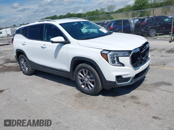 2024 GMC Terrain SLT with VIN 3GKALVEG0RL149351, listed as a IAAI auction lot 42595107 with 39,391 mi miles and . Bid and sale history available at DreamBid. Image 1.
