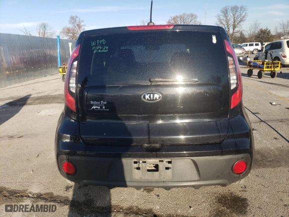 2017 Kia Soul with VIN KNDJN2A27H7438955, listed as a Copart auction lot 85289214 with 44,868 mi miles and Salvage Title. Bid and sale history available at carsss.com. Image 6.