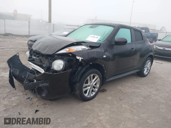 2014 Nissan Juke S with VIN JN8AF5MV1ET361155, listed as a IAAI auction lot 41486346 with 106,397 mi miles. Bid and sale history available at carsss.com. Image 20.
