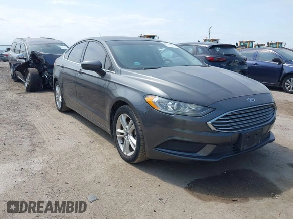 2018 Ford Fusion SE with VIN 3FA6P0HD8JR277127, listed as a IAAI auction lot 42040109 with 118,795 mi miles. Bid and sale history available at carsss.com. Image 1.