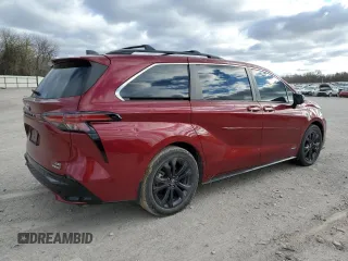 2021 Toyota Sienna XSE with VIN 5TDDRKEC6MS030354, listed as a Copart auction lot 49727165 with 106,988 mi miles and Salvage Title. Bid and sale history available at DreamBid. Image 3.