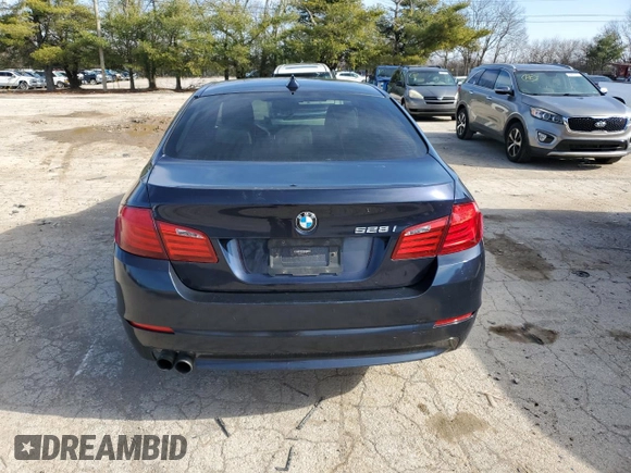 2013 BMW 5 Series 528i with VIN WBAXG5C50DDY37485, listed as a Copart auction lot 44635755 with 127,970 mi miles and Clean Title. Bid and sale history available at carsss.com. Image 6.