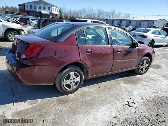 2003 Saturn ION with VIN 1G8AG52F93Z153159, listed as a Copart auction lot 47353645 with 161,956 mi miles and Clean Title. Bid and sale history available at carsss.com. Image 3.