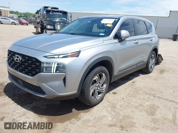 2022 Hyundai Santa Fe SE with VIN 5NMS14AJ7NH393037, listed as a IAAI auction lot 42276818 with 77,656 mi miles and . Bid and sale history available at DreamBid. Image 19.