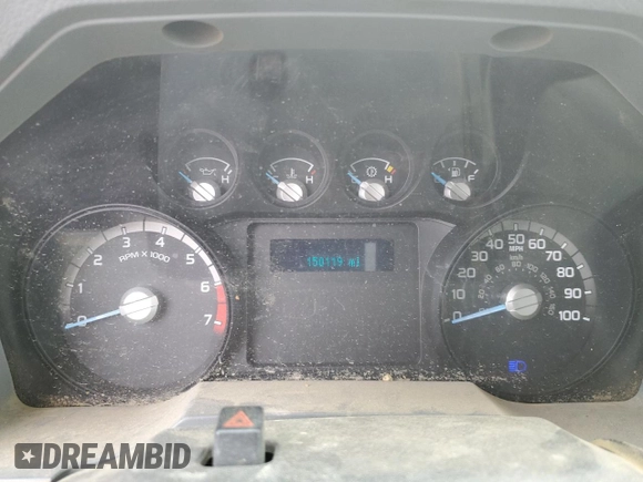 2013 Ford F-250 XL with VIN 1FT7X2B63DEA82726, listed as a Copart auction lot 43386635 with 150,119 mi miles and Salvage Title. Bid and sale history available at DreamBid. Image 9.