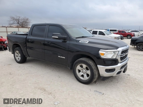 2022 Ram 1500 Big Horn with VIN 1C6RREFG0NN472389, listed as a Copart auction lot 86263364 with 37,083 mi miles and Salvage title. Bid and sale history available at DreamBid. Image 4.