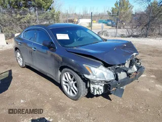 2013 Nissan Maxima S with VIN 1N4AA5AP0DC823662, listed as a IAAI auction lot 41835883 with 204,565 mi miles and . Bid and sale history available at DreamBid. Image 1.