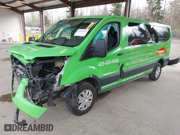 2016 Ford Transit Wagon XL with VIN 1FBZX2ZM5GKA76479, listed as a IAAI auction lot 41942281 with 38,970 mi miles. Bid and sale history available at carsss.com. Image 18.