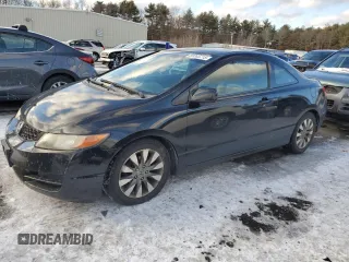 2009 Honda Civic Cpe EX-L with VIN 2HGFG12989H519699, listed as a Copart auction lot 89365715 with 173,265 mi miles and Salvage Title. Bid and sale history available at carsss.com. Image 1.