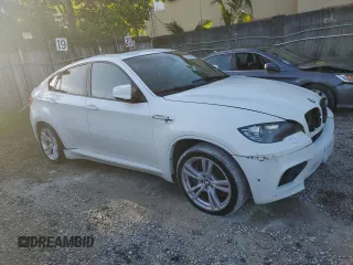 2013 BMW X6 M with VIN 5YMGZ0C55DLL29980, listed as a Copart auction lot 70687694 with 131,842 mi miles and Salvage Title. Bid and sale history available at carsss.com. Image 4.