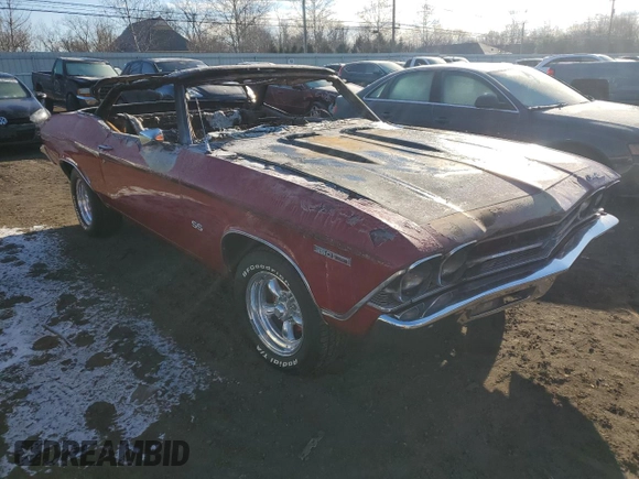 1969 Chevrolet Malibu с VIN 136679B346377, выставлен на аукционе Copart как лот 86370694 с пробегом Не указан миль и Списание • Salvage title. История ставок и продаж доступна на DreamBid. Изображение 4.